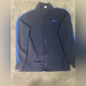 Blue NIKE Zip Up Sweater